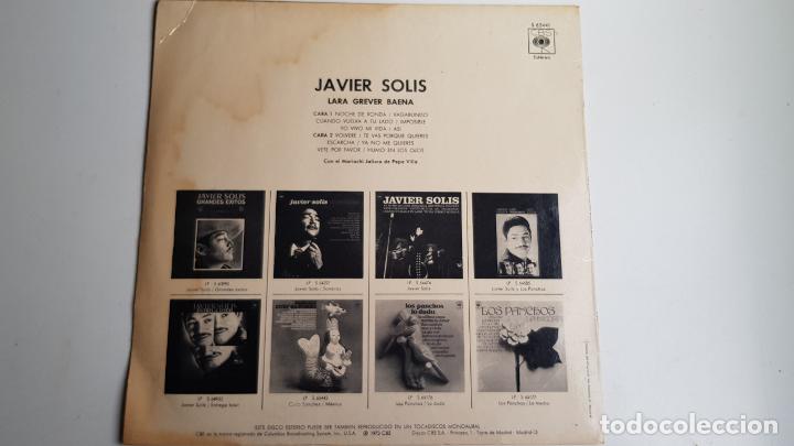 Discos de vinilo: JAVIER SOLIS - LARA / GREVER/ BAENA (VINILO) - Foto 3