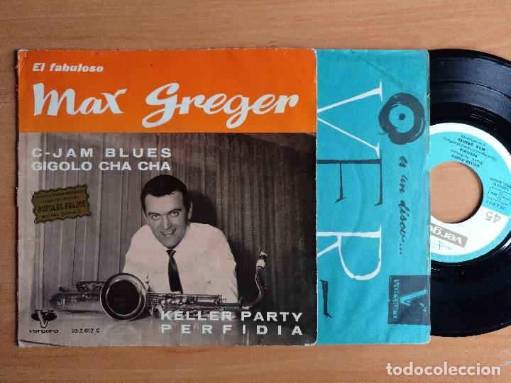 Discos de vinilo: MAX GREGER C-JAM BLUES EP ESP - Foto 1