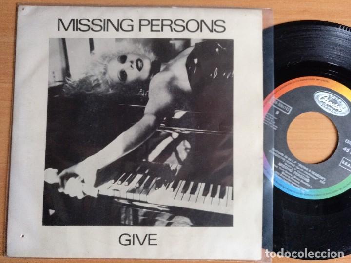 Discos de vinilo: MISSING PERSONS GIVE - Foto 1