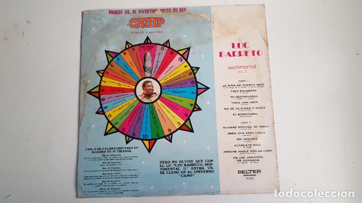 Discos de vinilo: LUC BARRETO - SENTIMENTAL VOL 2 (VINILO) - Foto 2