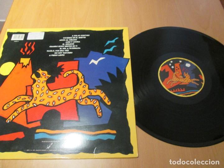 Discos de vinilo: LOS ELEGANTES - A Fuego Lento. 1991 - Foto 2