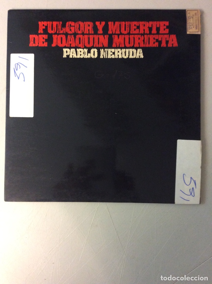 Discos de vinilo: Fulgor y muerte de Joaquin Murieta. Pablo Neruda. - Foto 1