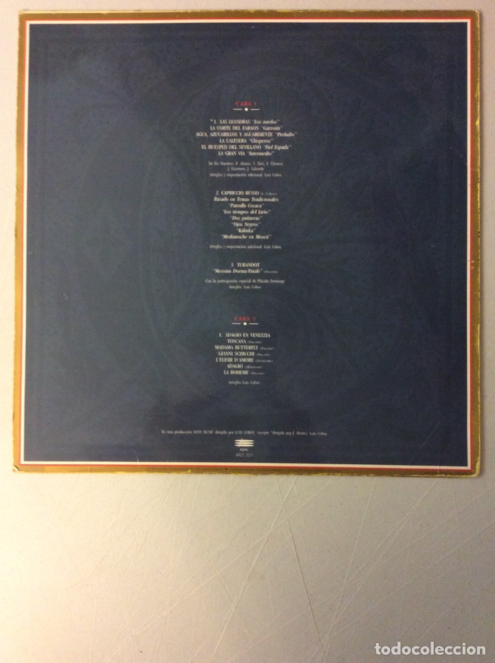 Discos de vinilo: Luis Cobos. Mi disco de oro. - Foto 2