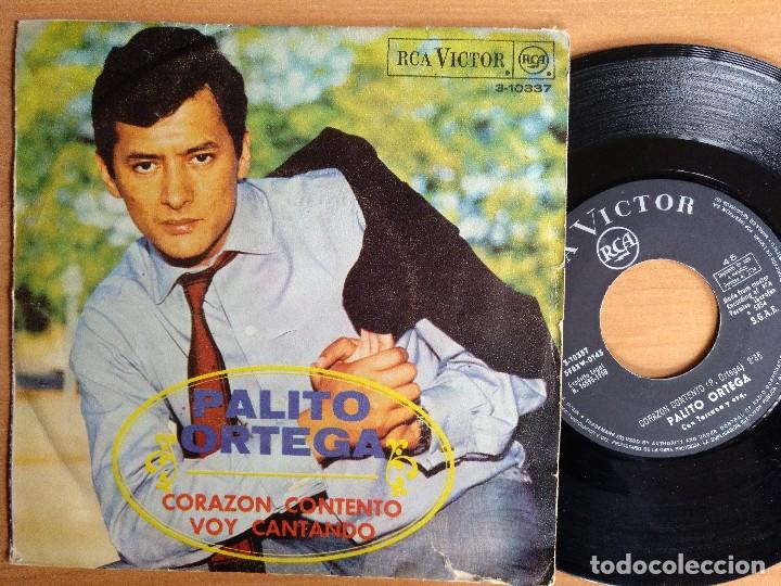 Discos de vinilo: PALITO ORTEGA CORAZON CONTENTO - Foto 1