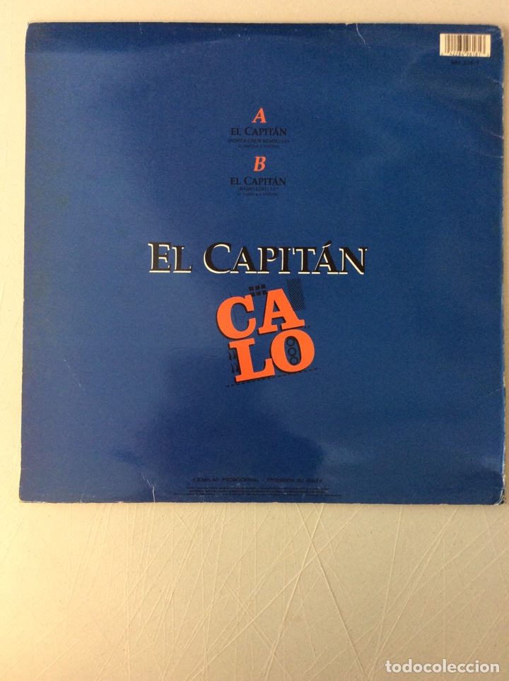 Discos de vinilo: Calo. El capit&aacute;n. - Foto 2