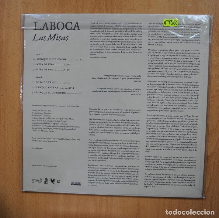 Discos de vinilo: LABOCA - LAS MISAS - LP - Foto 2