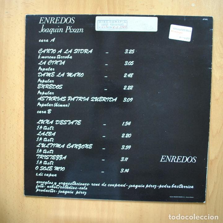 Discos de vinilo: JOAQUIN PIXAN - ENREDOS - LP - Foto 2