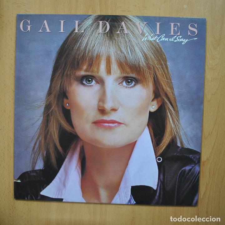 Discos de vinilo: GAIL DAVIES - WHAT CAN SAY - LP - Foto 1