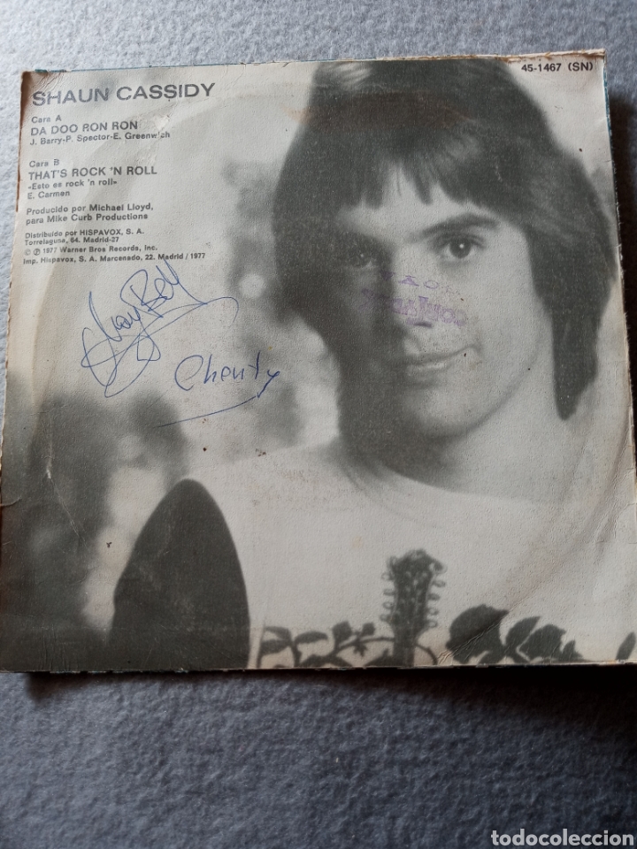 Discos de vinilo: Shaun Cassidy-da doo ron ron..disco vinilo single - Foto 2