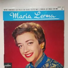 Discos de vinilo: MARÍA LERMA NOTRE CONCERTO AÑO 1960. Lote 309185623