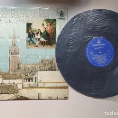 Discos de vinilo: LP - LOS ROMEROS DE LA PUEBLA - SEVILLANAS 76 (SPAIN, HISPAVOX 1976). Lote 309205963