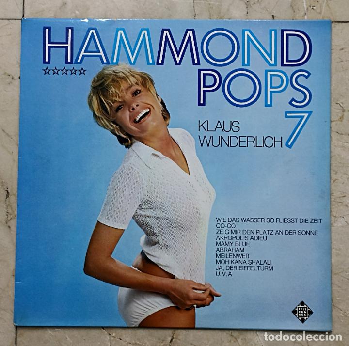 Discos de vinilo: LP KLAUS WUNDERLICH - HAMMOND POPS 7 - TELEFUNKEN - Foto 1