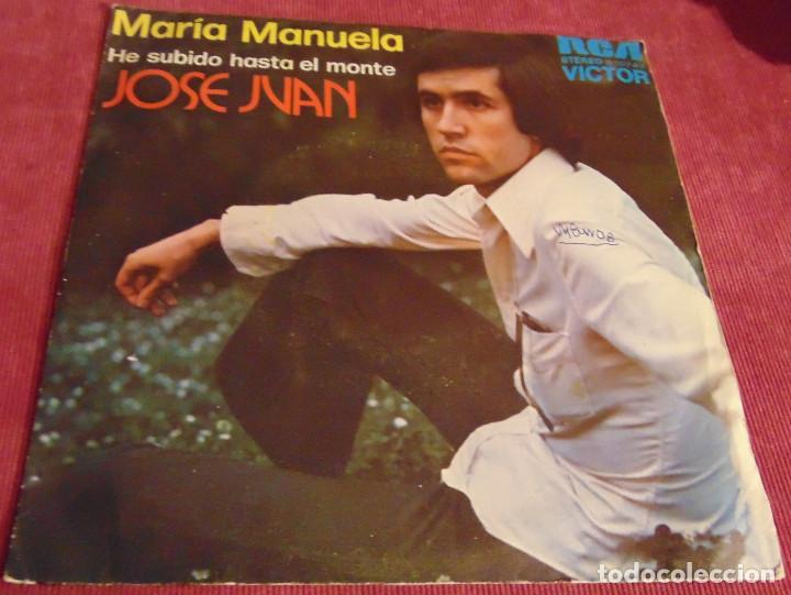 Discos de vinilo: JOSE JUAN - MARIA MANUELA - SINGLE 1972 - Foto 1