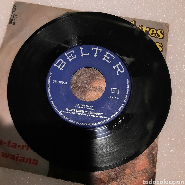 Discos de vinilo: Dolores vargas - El matarile - Foto 3