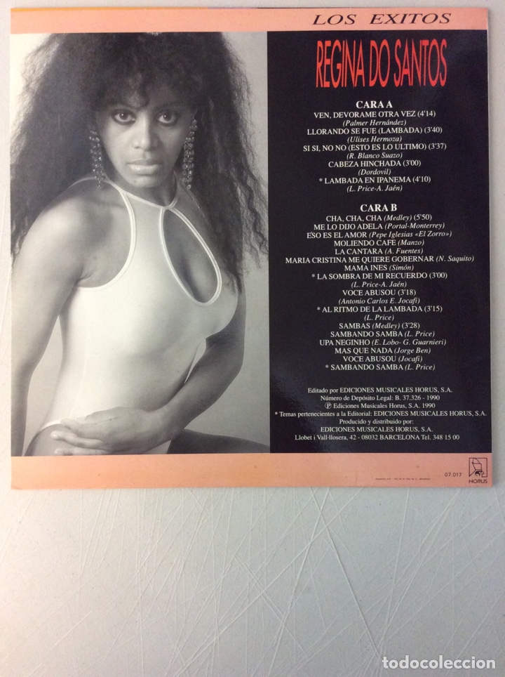 Discos de vinilo: Regina Do Santos. Los &Eacute;xitos. Ven, dev&oacute;rame otra vez. - Foto 2