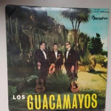 Discos de vinilo: LOS GUACAMAYOS PEKOS BILL/EN'DE QUE TE VI/PRENDA QUERIDA 1962 PARQUE MONTJUIC BARCELONA. Lote 309304628