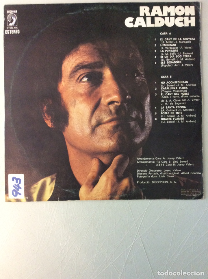 Discos de vinilo: Ramon Calduch. Catalunya triomfant. - Foto 2