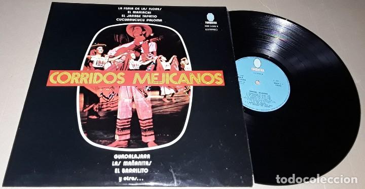 Vinyl records: LP- CORRIDOS MEJICANOS - TRIO MEXICO / MARIACHI LOS TORITOS / MARIACHI MEJICANO PEPE VILLA