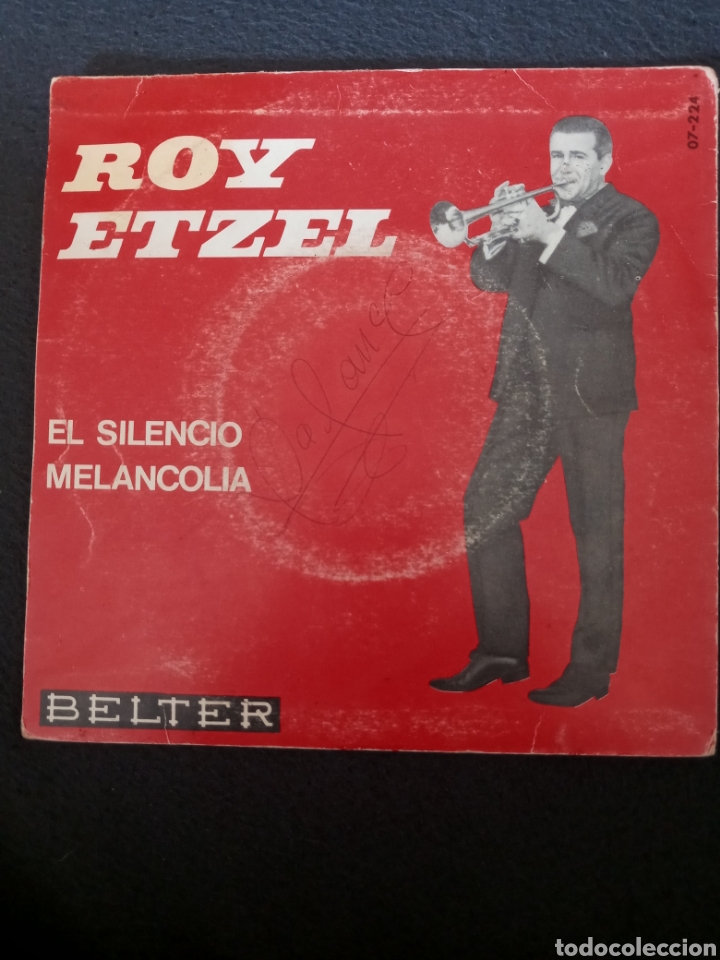 Discos de vinilo: Roy Etzel-el silencio..disco vinilo single - Foto 2