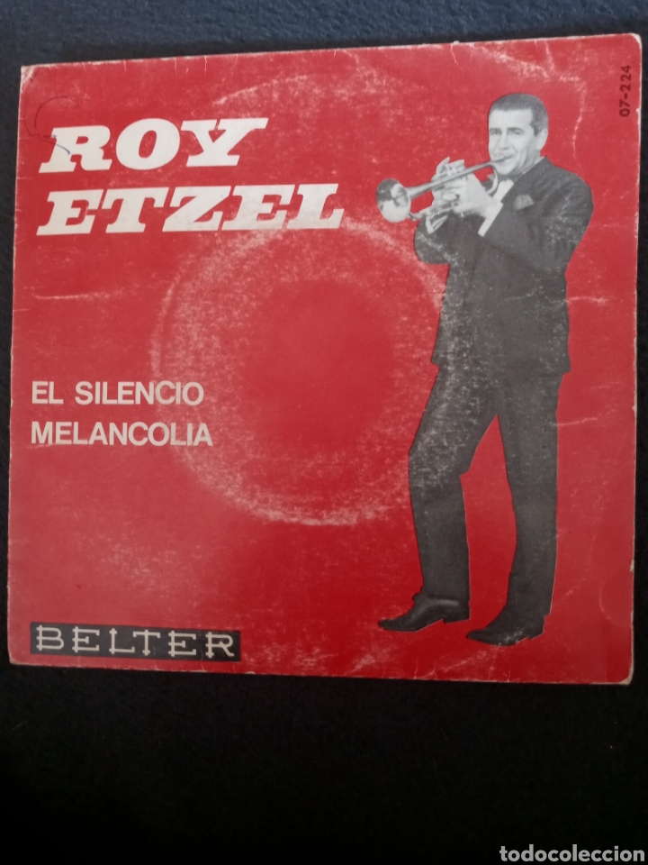 Discos de vinilo: Roy Etzel-el silencio..disco vinilo single - Foto 1