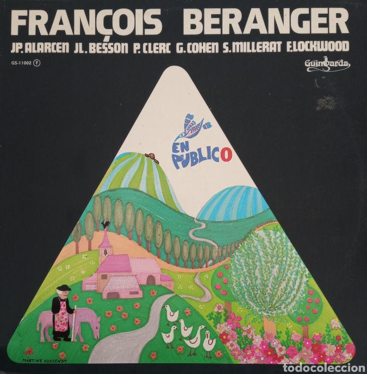 Discos de vinilo: Francois Beranger en p&uacute;blico. - Foto 1
