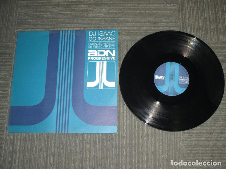 Discos de vinilo: DJ ISAAC - GO INSANE - MAXI - MAXI - ADN PROGRESIVE RECORDS - LV - - Foto 1