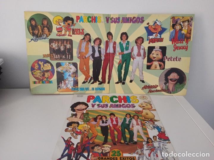Discos de vinilo: LP Parch&iacute;s y sus amigos 25 grandes &eacute;xitos - Foto 3