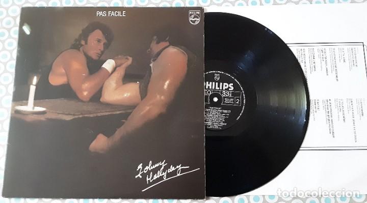 Discos de vinilo: Lp Johnny Hallyday pas f&aacute;cile - Foto 1