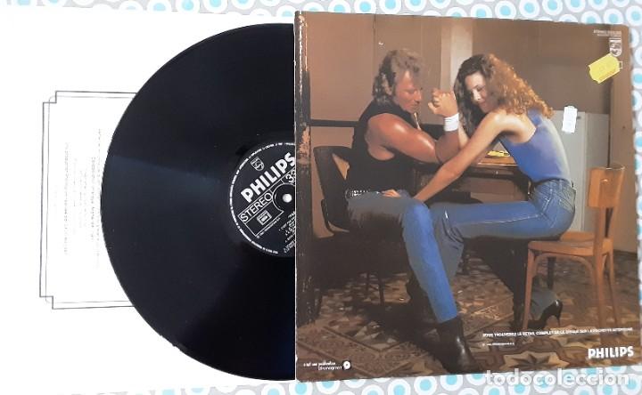 Discos de vinilo: Lp Johnny Hallyday pas f&aacute;cile - Foto 2