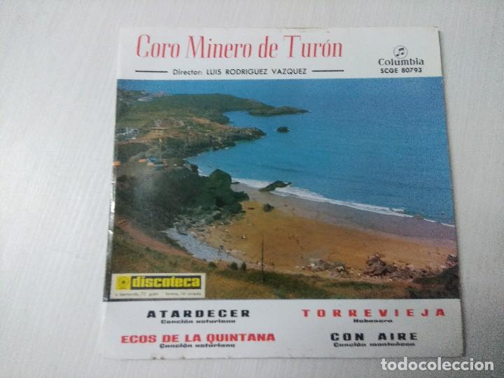 Discos de vinilo: CORO MINERO DE TURON/SINGLE ASTURIAS. - Foto 1