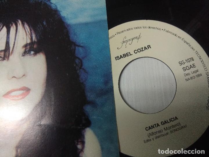 Discos de vinilo: ISABEL COZAR/CANTA GALICIA/SINGLE. - Foto 2