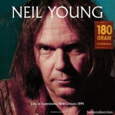 Discos de vinilo: NEIL YOUNG LIVE AT SUPERDOME, NEW ORLEANS 1994 *LP 180G. HQ VINILO AZUL TRANSPARENTE * PRECINTADO!!