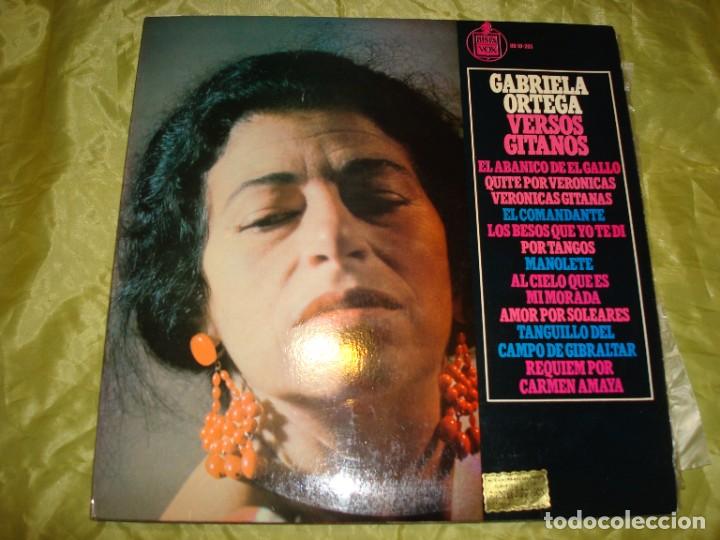 Discos de vinilo: GABRIELA ORTEGA. VERSOS GITANOS. HISPAVOX, 1965. IMPECABLE (#) - Foto 1
