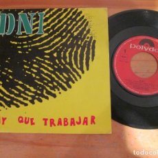 Discos de vinilo: DNI - HAY QUE TRABAJAR / TRAVESTIDO. PROMOCIONAL. 1992
