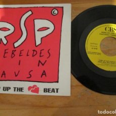 Discos de vinilo: REBELDES SIN PAUSA - PUMP UP THE BEAT. PROMOCIONAL 1989. Lote 309432183
