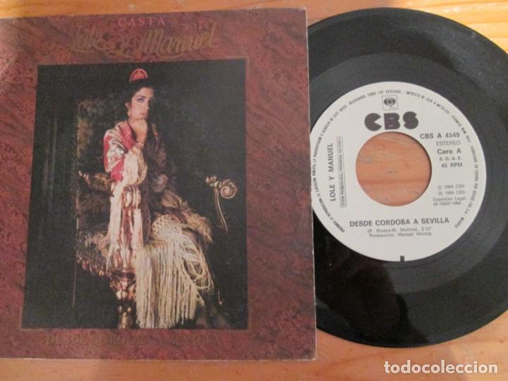Discos de vinilo: LOLE Y MANUEL - Casta. Promocional 1984 - Foto 1
