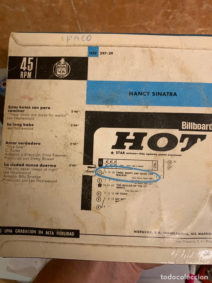 Discos de vinilo: Nancy Sinatra vinilo - Foto 2