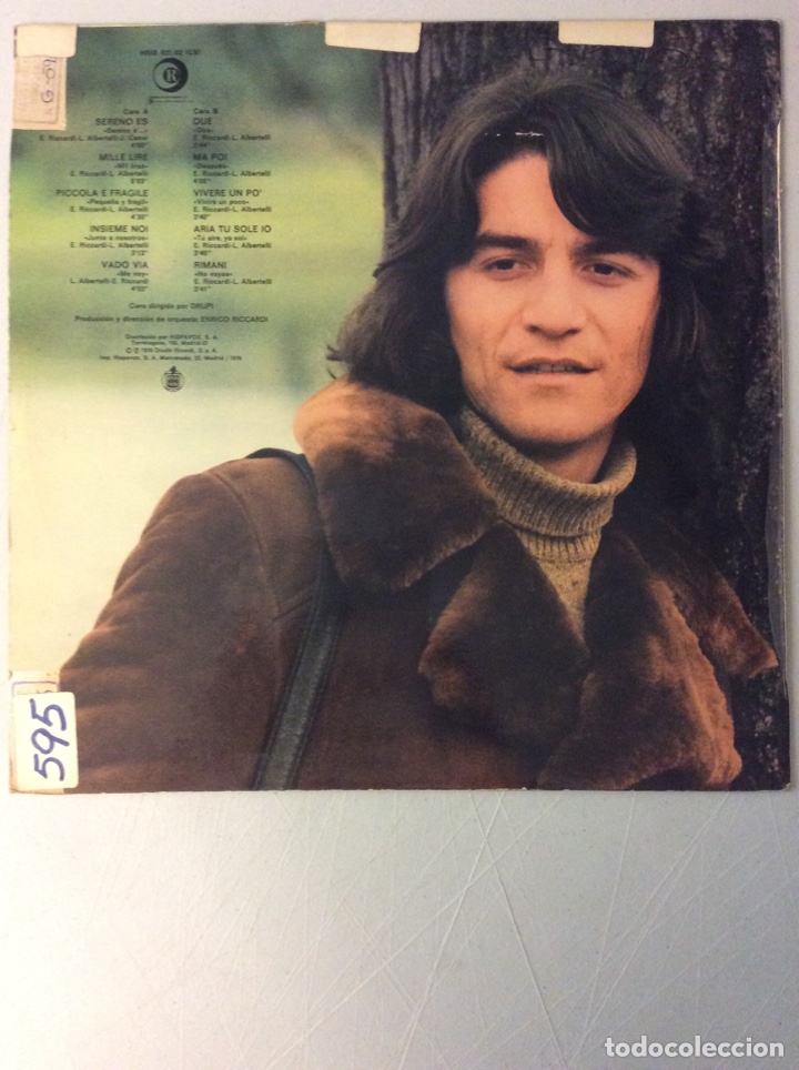 Discos de vinilo: Drupi. Sereno es y otros grandes &eacute;xitos. - Foto 2