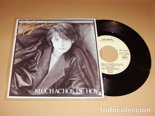 Discos de vinilo: LUIS MIGUEL - MUCHACHOS DE HOY - SINGLE - 1985 - Foto 1