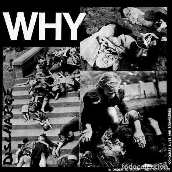 Discos de vinilo: DISCHARGE Why (LP) . - Foto 1