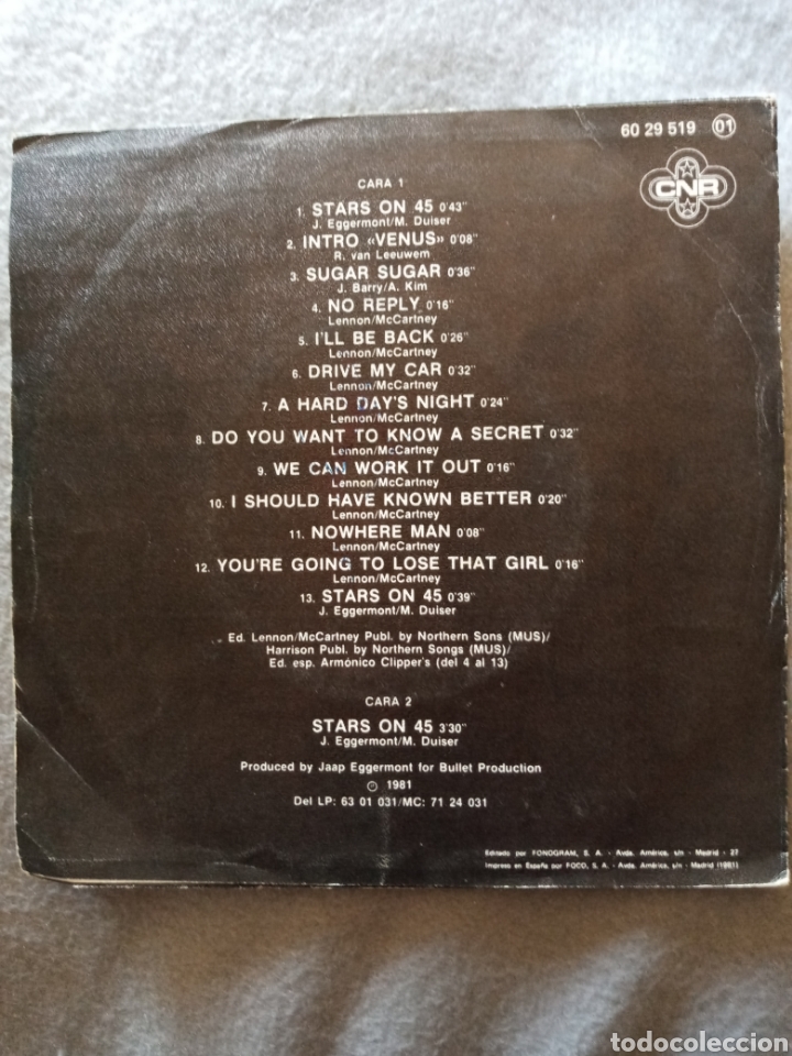 Discos de vinilo: STARS ON 45..disco vinilo single - Foto 2
