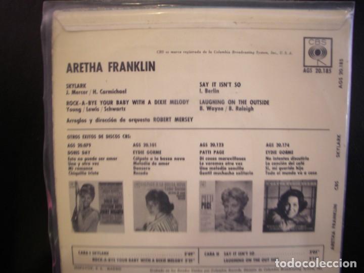 Discos de vinilo: ARETHA FRANKLIN- SKYLARK. EP. - Foto 2