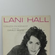 Discos de vinilo: LANI HALL, CORAZON ENCADENADO (ARIOLA 1984,PROMO LABEL BLANCO) -SINGLE-. Lote 309590798