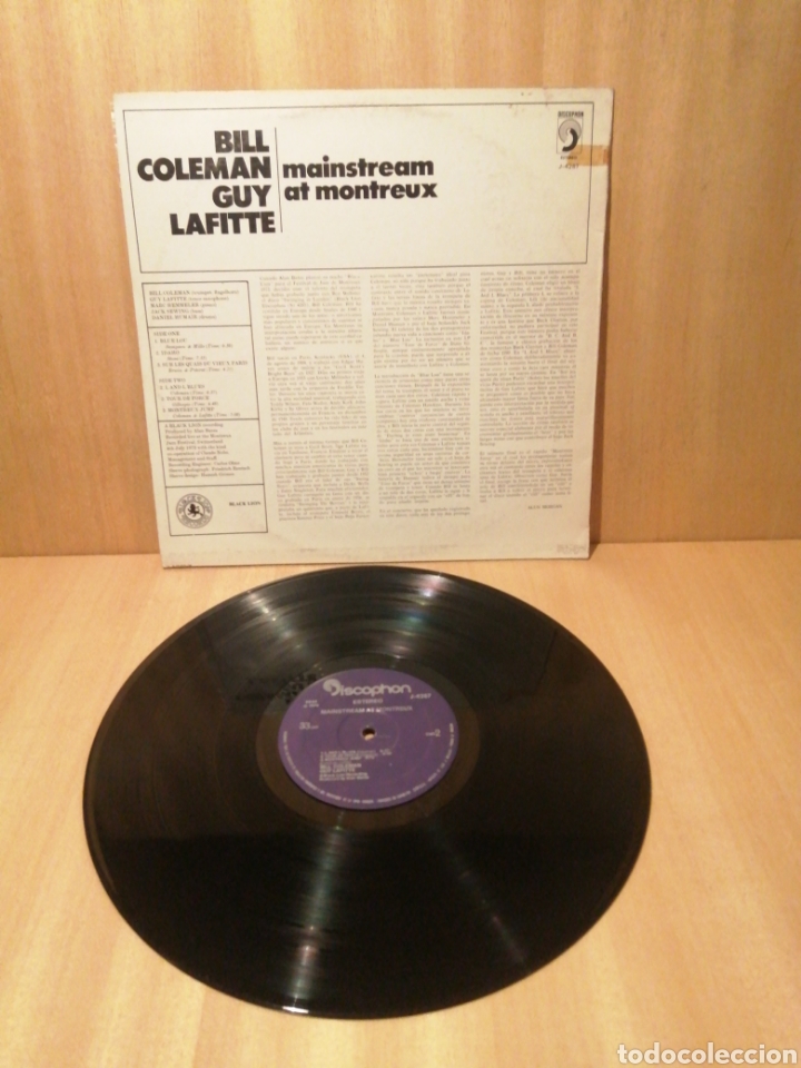 Discos de vinilo: Bill Coleman. Guy Lafitte. Mainstream at Montreux. - Foto 2