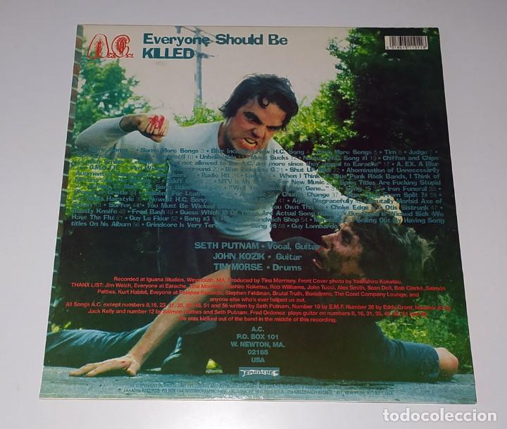 Discos de vinilo: LP ANAL CUNT - EVERYONE SHOULD BE KILLED - Foto 2