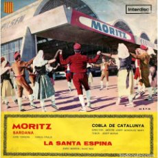 Dischi in vinile: COBLA DE CATALUNYA - MORITZ / LA SANTA ESPINA - SG PROMO SPAIN 1970 - INTERDISC TEST. 7420/21 (45). Lote 309619723
