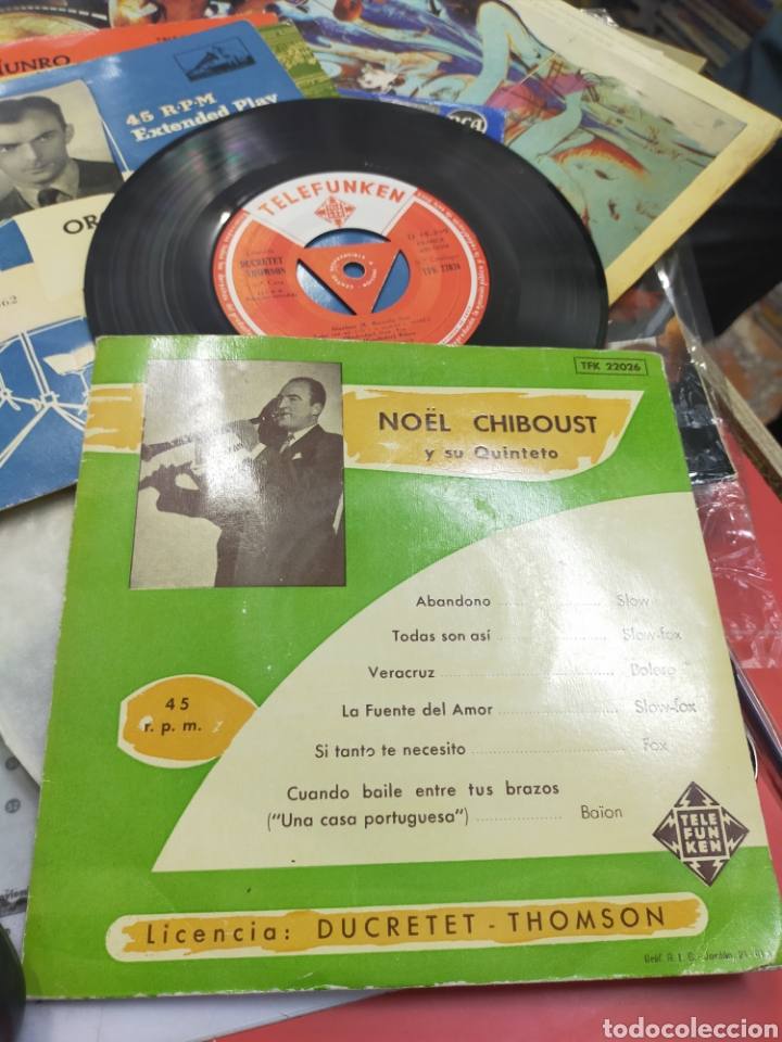 Discos de vinilo: Noel chiboust ep abandono + 5 Espa&ntilde;a - Foto 1