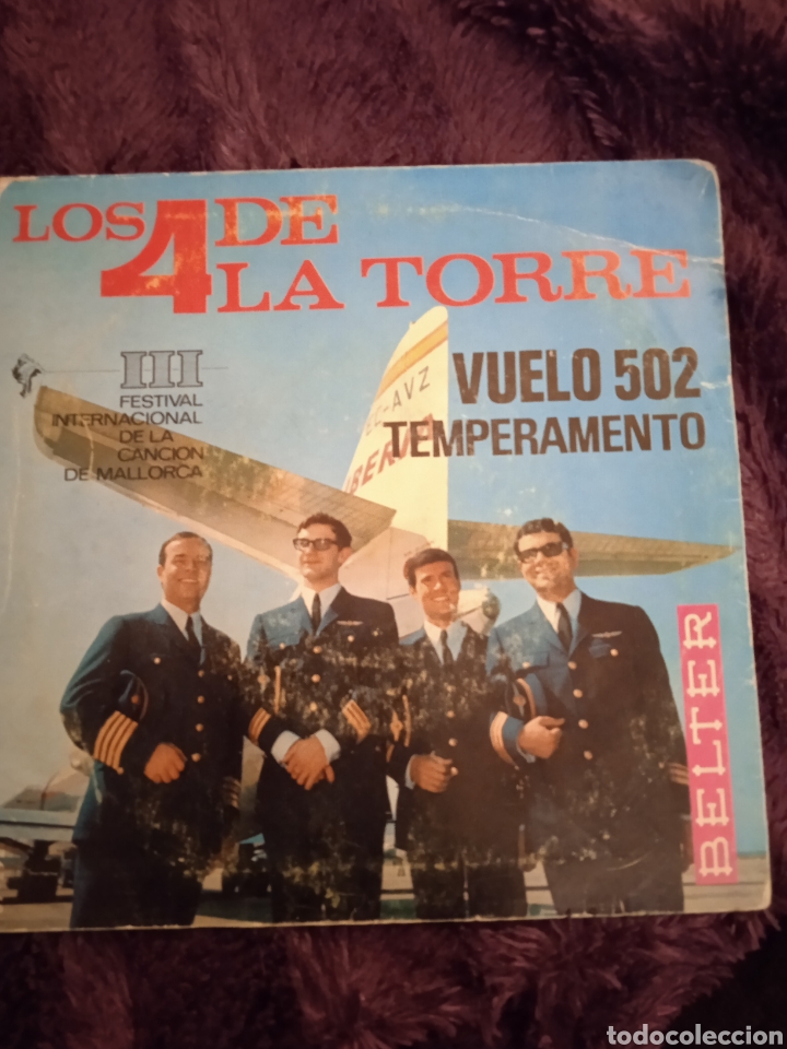 Discos de vinilo: Los de la Torre. Single vuelo 502 - Foto 1