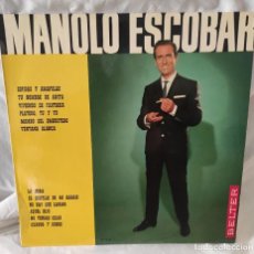 Discos de vinilo: MANOLO ESCOBAR - ESPIGAS Y AMAPOLAS (LP). Lote 309646223