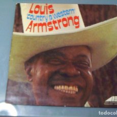 Discos de vinilo: LOUIS ARMSTRONG COUNTRY & WESTERN. Lote 309661863